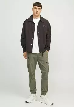 Брюки в стиле милитари JJIMARCO JJJOE CUFFED Jack & Jones, цвет Dusty Olive