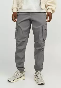 Брюки в стиле милитари JPSTKANE JJNOAH Jack & Jones, серый