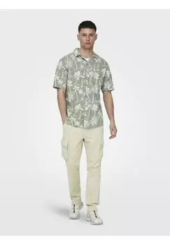 Брюки в стиле милитари Only & Sons, посеребренный