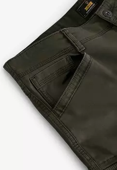 Брюки в стиле милитари STRETCH-REGULAR FIT Next, зеленый