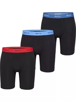 Брюки в стиле ретро, длинные боксеры из джерси Phil & Co. Berlin, черный