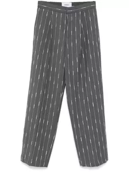Брюки в тонкую полоску Bonsai, серый