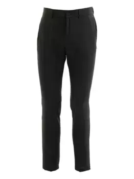 Брюки в тонкую полоску Cruna, черный