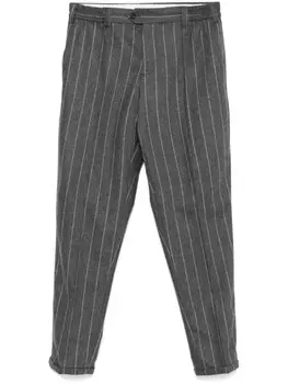 Брюки в тонкую полоску PT Torino, серый
