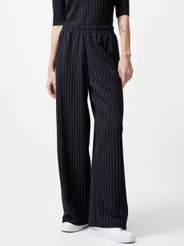 Брюки в тонкую полоску regina French Connection, черный/белый