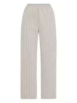 Брюки в тонкую полоску Rosetta Getty, нейтральный