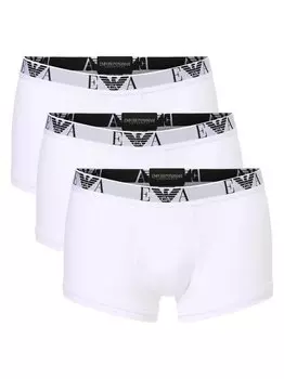 Брюки в упаковке 3 шт. Emporio Armani, белый