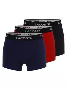 Брюки в упаковке 3 шт. Lacoste, красный