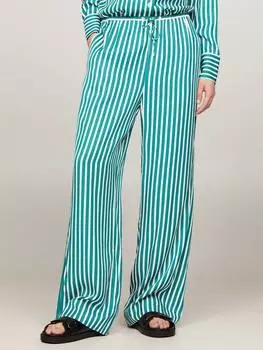 Брюки в жидкую полоску Tommy Hilfiger, цвет Green/White