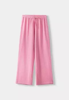 Брюки WAFFLE Bershka, роза