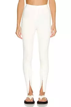 Брюки Wardrobe.Nyc Front Zip Legging, белый