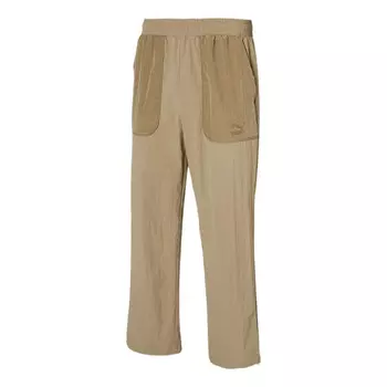 Брюки waterproof casual pants 'beige' Puma, бежевый