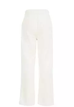 Брюки WE Fashion, белые