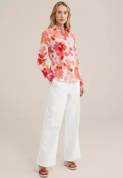 Брюки WE Fashion, белые