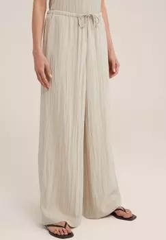 Брюки WE Fashion, бежевые