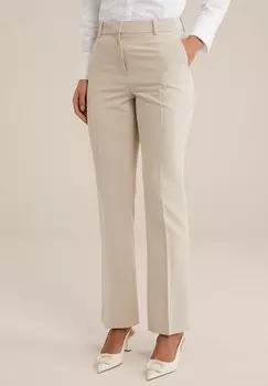 Брюки WE Fashion, бежевый
