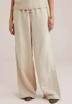 Брюки WE Fashion, бежевый