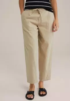 Брюки WE Fashion, бежевый