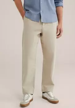 Брюки WE Fashion, бежевый