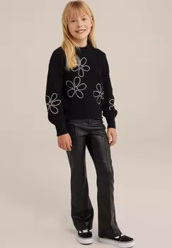 Брюки WE Fashion, черный