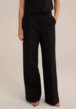 Брюки WE Fashion, черный