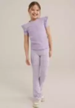 Брюки We Fashion, фиолетовый