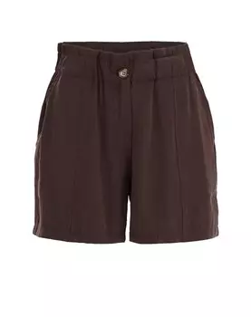 Брюки WE Fashion Loose fit Pleat-Front Pants, темно-коричневый