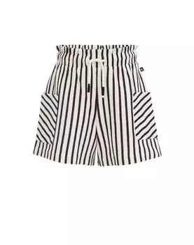 Брюки WE Fashion Regular Pants, черный/белый с оттенком