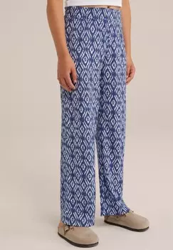 Брюки WE Fashion, светло-голубой