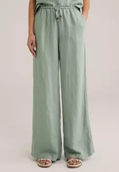 Брюки WE Fashion, светло-зеленый