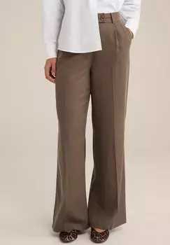 Брюки WE Fashion, темно-зеленый