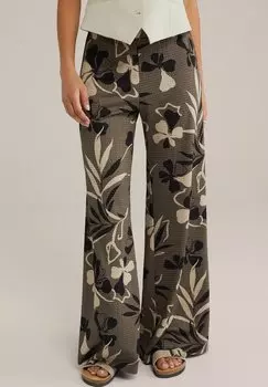 Брюки WE Fashion, темно-зеленый