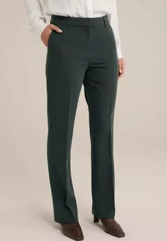 Брюки WE Fashion, темно-зеленый