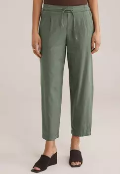 Брюки WE Fashion, темно-зеленый