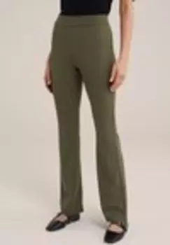 Брюки We Fashion, зеленый
