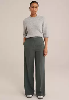 Брюки WE Fashion, зеленый
