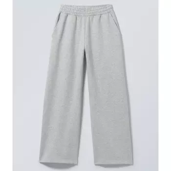 Брюки Weekday Long, Heavyweight In A Loose Fit, светло-серый