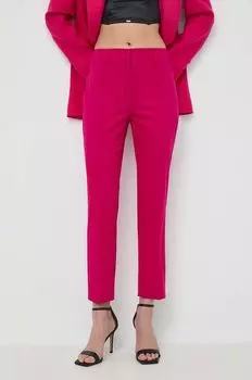 Брюки Weekend Max Mara, розовый