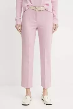 Брюки Weekend Max Mara, розовый