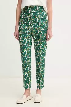 Брюки Weekend Max Mara, зеленый