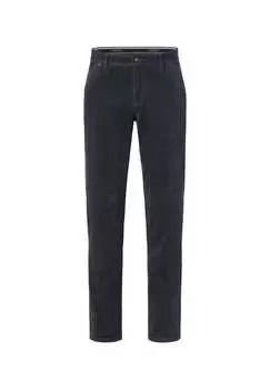 Брюки вельветовые классического кроя с эластичным поясом одесса Redpoint, синий