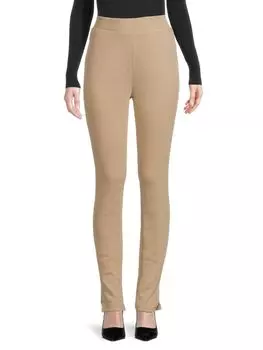 Брюки Weworewhat в рубчик с высокой талией, черный