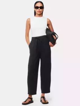 Брюки Whistles Tie Waist, черный