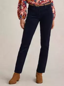 Брюки White Stuff Brooke Straight Leg Corduroy, цвет dark navy