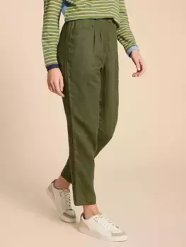 Брюки White Stuff Rowena Linen, зеленый