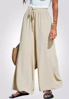 Брюки WIDE Cupshe, бежевый