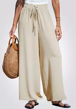 Брюки WIDE Cupshe, бежевый