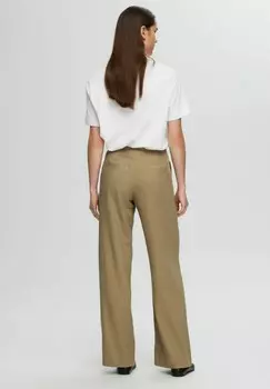 Брюки WIDE FIT Selected Femme, зеленый