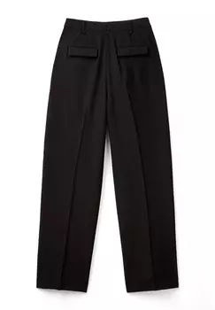 Брюки WIDE IN STRETCH BLEND United Colors of Benetton, черный