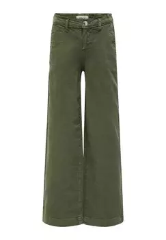 Брюки Wide Kids ONLY, цвет kalamata